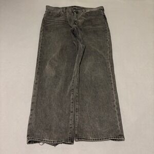 Levis Premium 501 93 Mens Straight Leg Jeans Faded Black 36x32 Minimalist